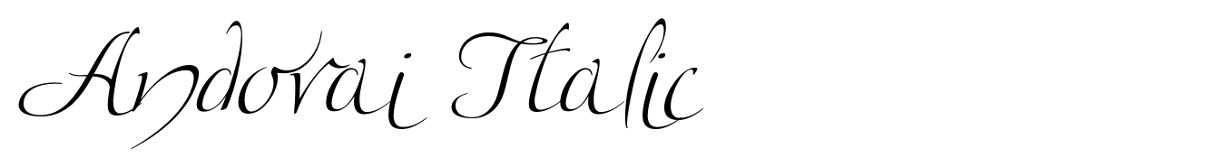 Andovai Italic